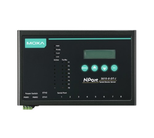 Сервер COM-портов Moxa NPort 5610-8-DT-J Сервер COM-портов Moxa NPort 5610-8-DT-J