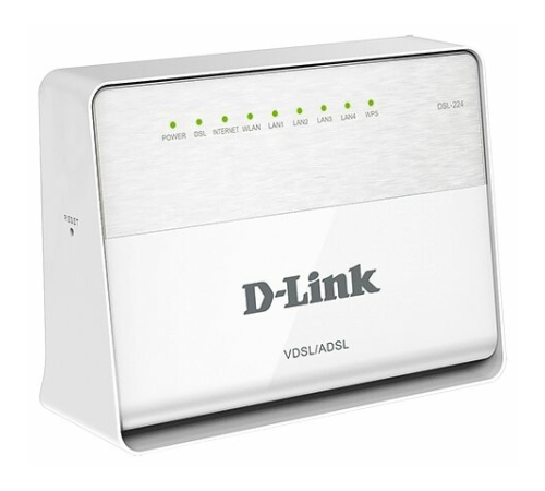 Роутер беспроводной D-Link (DSL-224) 10/100BASE-TX DSL-224