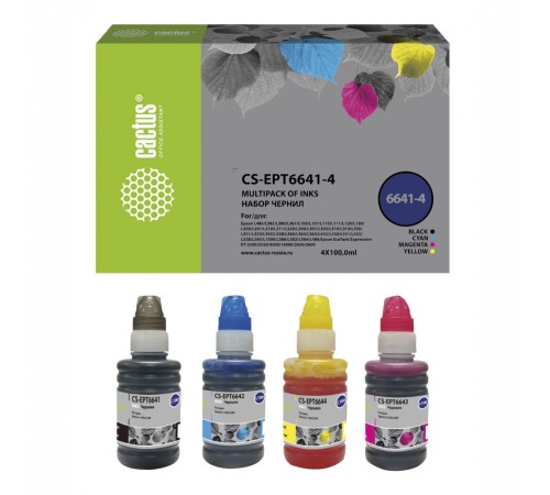 Чернила Cactus CS-EPT6641-4
