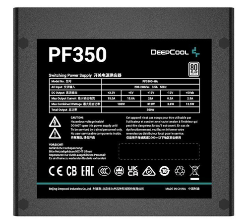 Блок питания 350W DeepCool PF350