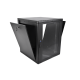 Шкаф телекоммуникационный настенный разборный 12U(600x650) съемные стенки дверь стекло цвет черный ЦМО ШРН-М-12.650-9005 30144247706