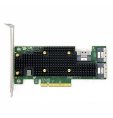 HBA-адаптер Broadcom 9600-24i SGL (05-50111-01) PCIe v4 x8 LP, Tri-Mode SAS/SATA/NVMe 24G HBA, 24port(3*int SFF8654), SAS4024 IOC, RTL (id 26185)