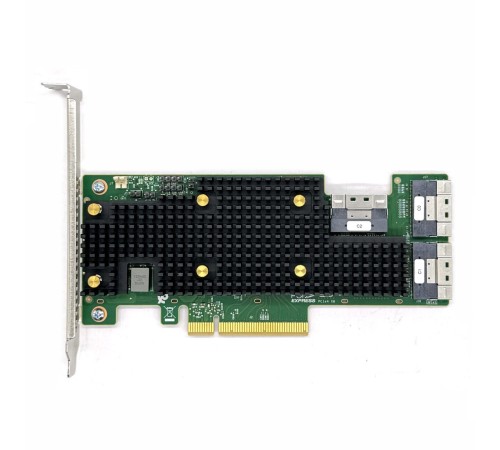 HBA-адаптер Broadcom 9600-24i SGL (05-50111-01) PCIe v4 x8 LP, Tri-Mode SAS/SATA/NVMe 24G HBA, 24port(3*int SFF8654), SAS4024 IOC, RTL (id 26185)