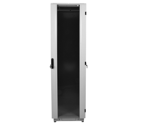 Шкаф телекоммуникационный напольный 47U (600x800) дверь стекло цвет чёрный ЦМО ШТК-М-47.6.8-1ААА-9005 30144549001