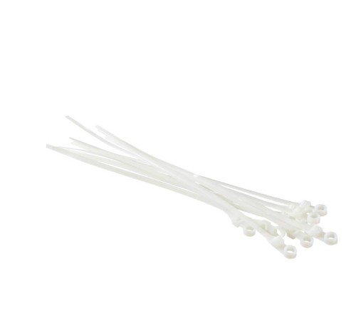 Стяжка нейлоновая 150*5 /50 шт под винт (50 шт) белая Netko Optima NTS-1500X5-W (52449)