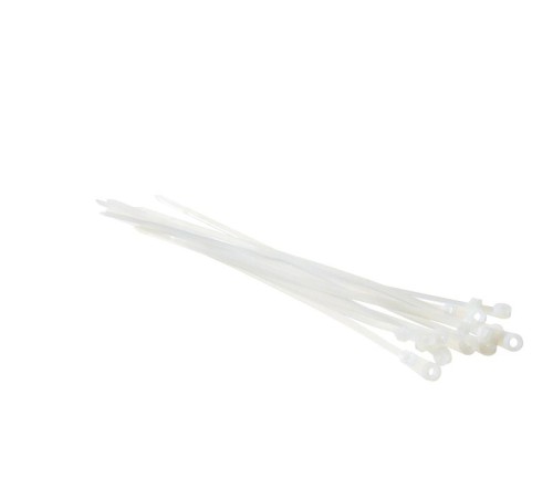 Стяжка нейлоновая 200*4 / 50 шт под винт (белая) Netko Optima NTS-200X4-W (52448)