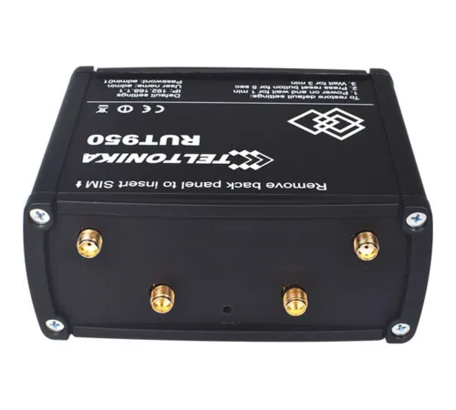 Промышленный Wi-Fi/4G маршрутизатор RUT950 Teltonika RUT950U022C0