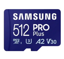 Карта памяти 512Gb MicroSD Samsung PRO Plus + SD адаптер MB-MD512SA