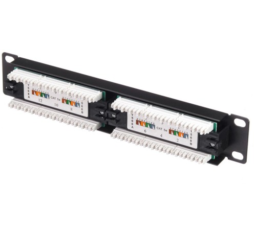 Патч-панель Netko TP12T-KDA-CEC/BK L (52779) Патч-панель Netko TP12T-KDA-CEC/BK L (52779)