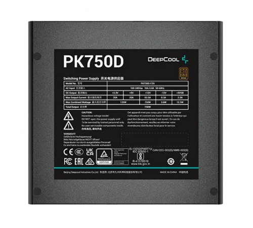 Блок питания DeepCool PK750D