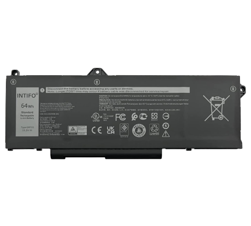 Аккумуляторная батарея Dell 4-cell 64Whr (GRT01/0P3TJ) (id 2333)