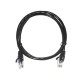 Патч-корд UTP4 cat 5e 1,0м ВС LSZH черный литой коннектор Netko Optima N.BC.UTP.5e-1.0m-1-lszh (67607)
