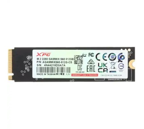 Твердотельный накопитель SSD Adata XPG GAMMIX S60 AGAMMIXS60-512G-CS