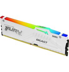 Оперативная память 16Gb DDR5 6000MHz Kingston Fury Beast White RGB KF560C40BWA-16