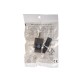 Модуль Keystone экранированный RJ45 cat.6, 90° без инструмента KE металлик Netko СКС KJ15-C6-FS (54136)