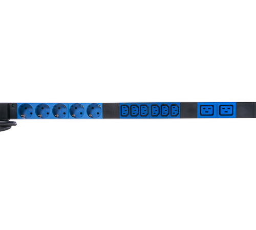 Верт блок розеток Rem -32 1 фаза 32A 2 авт инд 48 C13 1820 мм вх IEC 309 шнур 3 м Rem R-32-48C13-A-I-1820-3-2P 30112226522