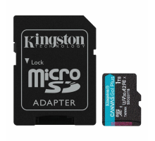 Карта памяти 1Tb MicroSD Kingston Canvas Go! Plus + SD адаптер SDCG3/1TB