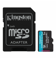 Карта памяти 1Tb MicroSD Kingston Canvas Go! Plus + SD адаптер SDCG3/1TB
