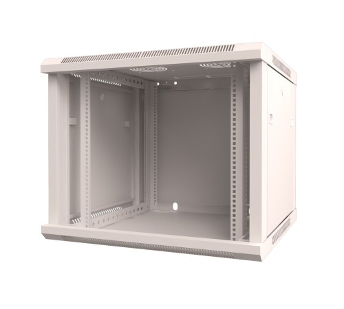 Шкаф настенный 06 WM 6606.900 БЕЗ ДВЕРИ (600х600х368) серый собранный Netko w/o door (53017)