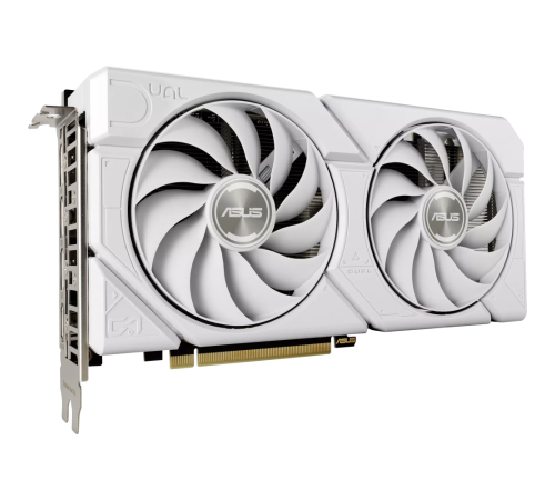 Видеокарта NVIDIA GeForce RTX 4070 Super Asus 12Gb OC DUAL-RTX4070S-O12G-EVO-WHITE