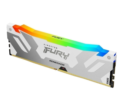 Оперативная память 16Gb DDR5 8000MHz Kingston Fury Renegade White RGB KF580C38RWA-16