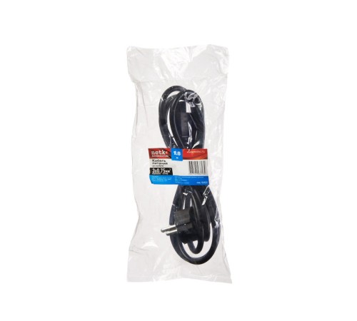 Кабель питания Netko D03+QT1 1.8M 0.75MM2 (52422)