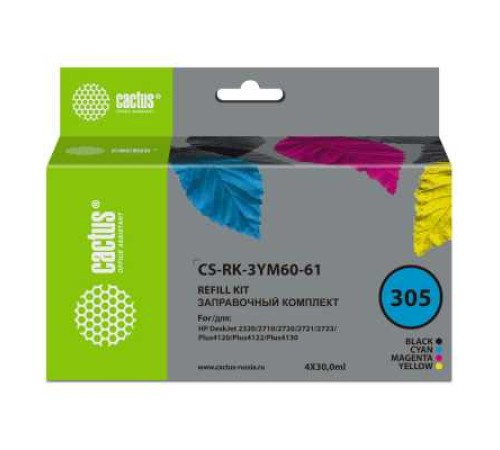 Заправочный набор Cactus CS-RK-3YM60-61