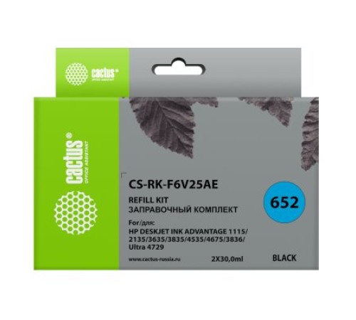 Заправочный набор Cactus CS-RK-F6V25AE