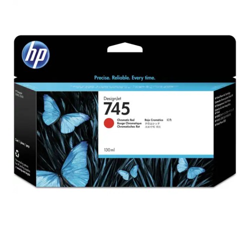Картридж для плоттеров HP 745 хроматический красный F9K00A
