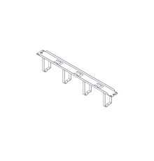 Горизонтальный кабельный организатор серия Uniprom Systeme Electric UT8425