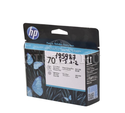 Печатающие головки HP №70, черная и светло-серая DeskJet 1600CN/16/66/ 6620/ 6623/ 6628/ 450 (Original)