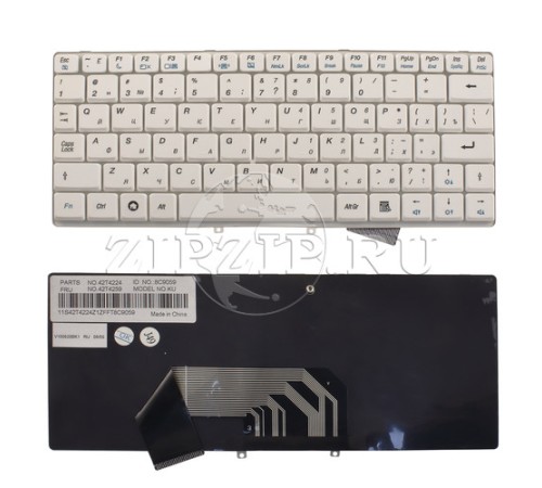 Клавиатура для ноутбука Lenovo IdeaPad S9 S10 Series White