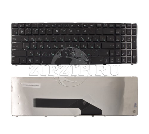 Клавиатура для ноутбука Asus K50 BLACK FRAME BLACK черная