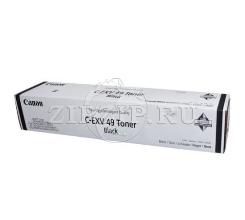 Тонер-картридж CANON C-EXV49 TONER BK черный (36k) (Original)