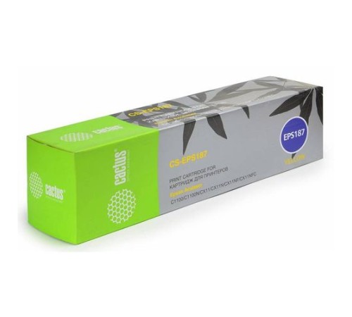 Тонер Картридж желтый Epson AcuLaser C1100N/CX11/CX11NFC (Cactus)