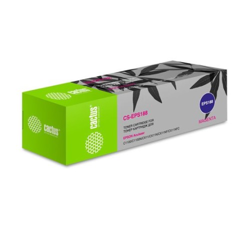 Тонер Картридж пурпурный Epson AcuLaser C1100N/CX11/CX11NFC (Cactus)