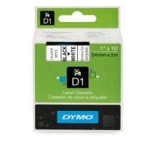 Картридж с лентой D1 для принтеров DYMO LabelManager 24 мм х 7 м, черный на белой ленте (Original)
