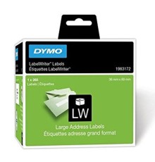 Адресные этикетки 36х89мм для принтеров DYMO LabelWriter, 1х260 шт/рул (Original)
