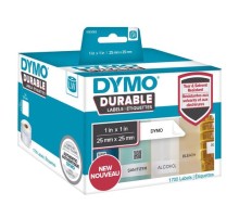 Стойкие этикетки 25х25мм для принтеров DYMO LabelWriter, 1700шт/рул (Original)