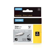 Картридж с термоусадочной трубкой для принтеров DYMO Rhino 19мм x 1,5м, черный на желтой трубке (Original)