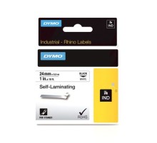 Самоламинирующаяся виниловая лента для принтеров DYMO Rhino 24мм x 5,5м, цвет - белый (Original)