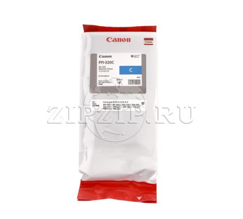 Картридж Canon PFI-320C, голубой (300 мл) (Original)