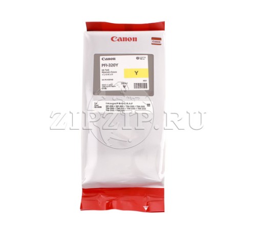 Картридж Canon PFI-320Y, жёлтый (300 мл) (Original)