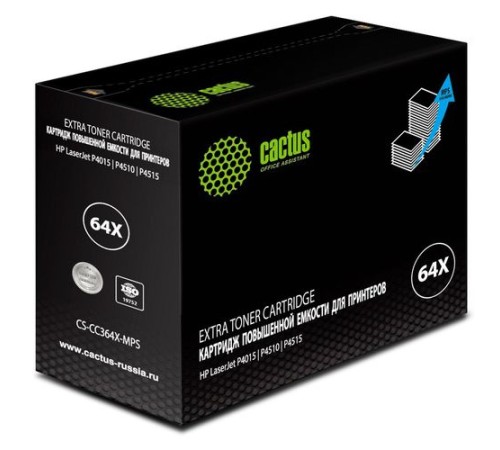 Картридж лазерный Cactus CS-CC364X-MPS CC364XX черный (30000стр.) (Cactus)