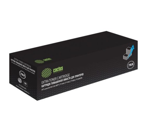 Картридж лазерный Cactus CS-CE278X-MPS CF278X черный (3000стр.) для HP LJ P1566/P1606w (Cactus)