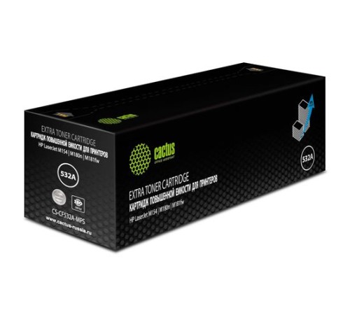 Картридж лазерный Cactus CS-CF532A-MPS CF532X желтый (2700стр.) для HP CLJ Pro M154a/M154nw/MFP M180n/M180nw/M181fw (Cactus)