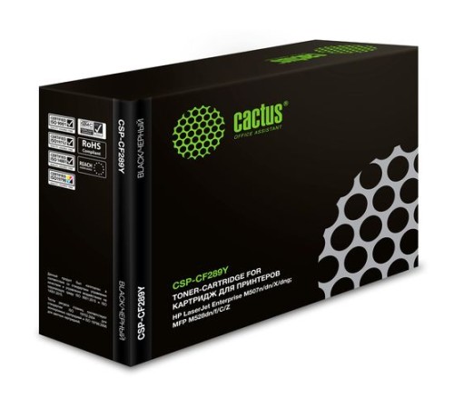 Картридж лазерный Cactus CSP-CF289Y черный (20000стр.) для HP LJ M507/MFP M528 (Cactus)