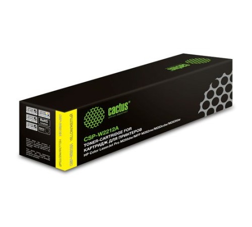 Картридж лазерный Cactus CSP-W2212A 207A желтый (1250стр.) для HP M255/MFP M282/M283 (Cactus)