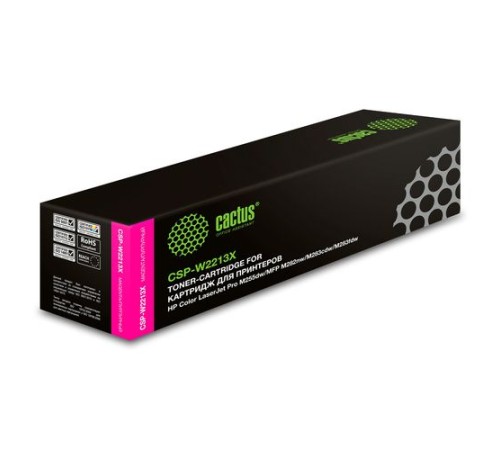 Картридж лазерный Cactus CSP-W2213X 207X пурпурный (2450стр.) для HP M255/MFP M282/M283 (Cactus)
