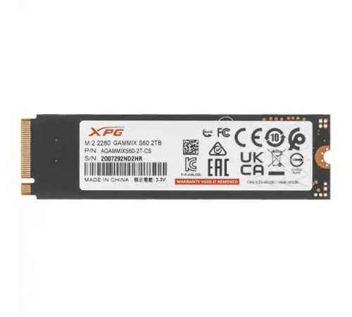 Твердотельный накопитель SSD Adata XPG GAMMIX S60 BLADE AGAMMIXS60-2T-CS